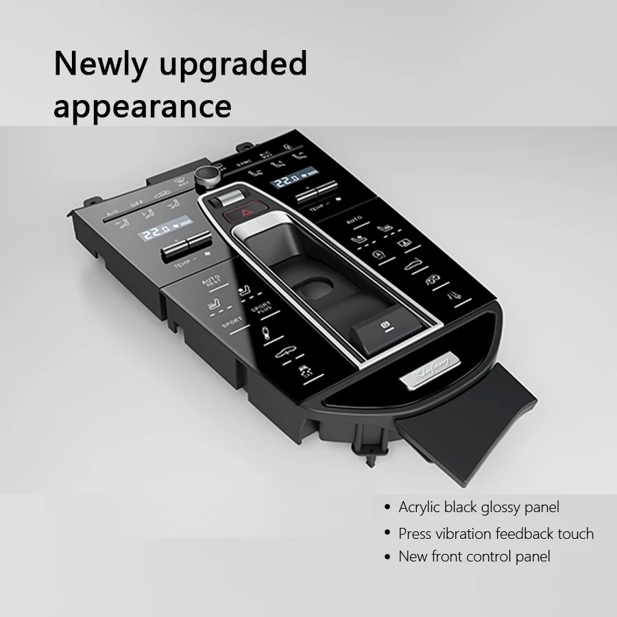 Car Center Console Panel for  Panamera 2010 - 2016 Touch Dashboard Carplay Radio AC Electric Air Conditioning Vents